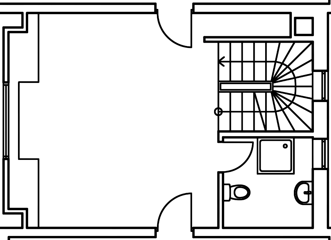 Grundriss Spitzboden